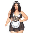 Leg Avenue Roleplay Fantasy French Maid Plus Size UK 14 to 18